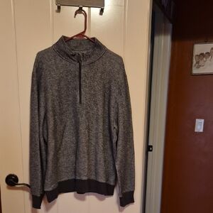 Outdoor Life Men's Charcoal Zip-Up Sweater